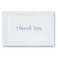 Delicate Flowers Wedding Thank You Note