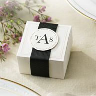 Elegant Ivory Wedding Favor Boxes