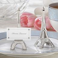 "Evening in Paris" Eiffel Tower Wedding Place Card Holder