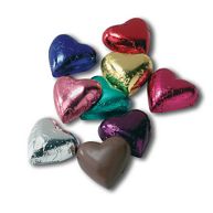 Festive Chocolate Heart Wedding Favors