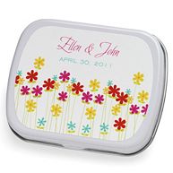 Flower Garden Mint Tin Wedding Favor