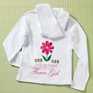 Personalized Flower Girl Hoodie