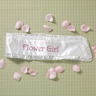 Flower Girl Satin Sash