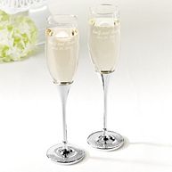 Glitter Galore Toasting Flutes