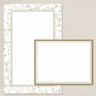 Gold Flourish DIY Invitation Kit