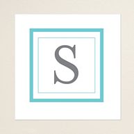 Greek Style Square Label