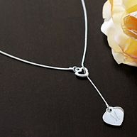 Heart Lariat Necklace