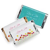 Hershey's&reg; Mini Personalized Chocolate Bar Favor - Flower Garden