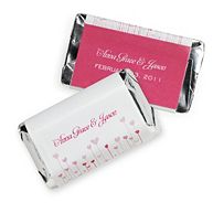 Hershey's&reg; Mini Personalized Chocolate Bar Favor  - Heart Garden