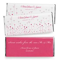 Hershey's&reg; Personalized Chocolate Bar Favor  - Heart Garden