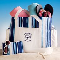 Just Married Beach Bag For Two