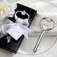 "Key to my Heart" Bottle Opener Wedding Favor