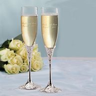 Lenox Opal Innocence Wedding Toasting Flutes