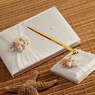 Lillian Rose Seaside Wedding Guestbook & Pen Set