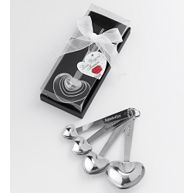 "Love Beyond Measure" Heart Measuring Spoons Favor