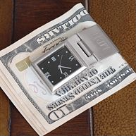 Personalized Watch Money Clip for Groomsmen