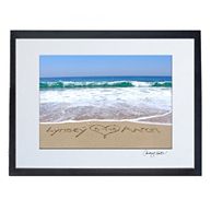 Names in the Sand - Custom Wedding Beach Photo