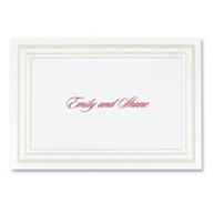 Pearl Pleasure Wedding Thank You Note            (was $54.95 for 100)