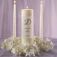 Pearl Wedding Unity Candle