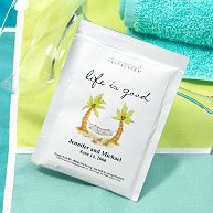 Personalized Palm Tree Margarita Mix Wedding Favor