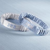 Personalized Silk Charmeuse Wedding Garter