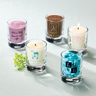 Personalized Votives Wedding Favor