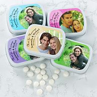Personalized Photo Design Mint Tins Wedding Favors