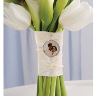 Pewter Wedding Bouquet Charm