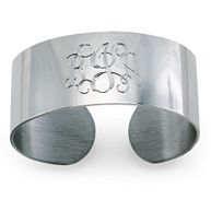 Engraved Pewter Cuff Bracelet for Bridesmaids