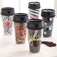 Playful Print Personalized Tumblers