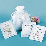 "Plen-Tea of Hugs" Tea Wedding Favor