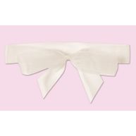Pre-tied Organza Wrap Around Bow For Wedding Invitation