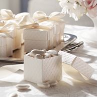 Quilted Wedding Favor Boxes