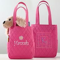 Personalized Mini Quilted Tote for Flower Girl