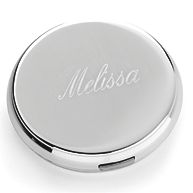 Round Personalized Compact for Bridesmaids