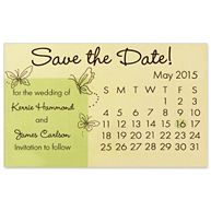 Butterfly Design Save-The-Date Magnet For Bride To Be