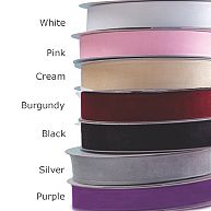 7/8" Sheer Organza Wedding Ribbon - 100 Yards