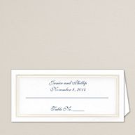 Sophisticated Style Wedding Place Card