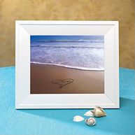 Custom Seaside Wedding Photo with Special Date