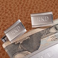 Engraved Stainless Steel Cufflinks for Groomsmen