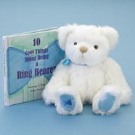 Teddy Bear and Keepsake Book For Ring Bearer