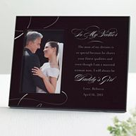 To My Father Wedding Photo Frame