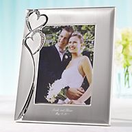 Twin Hearts Wedding Photo Frame