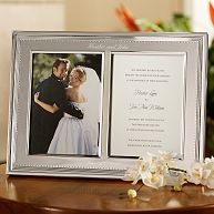 Vera Wang Wedding Photo Invitation Frame