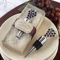 Vineyard Bottle Stopper Favor