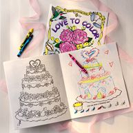 Wedding Day Coloring Book for Flower Girl and Ring Bearer