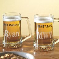 Best Man and Groomsmen Wedding Beer Mugs
