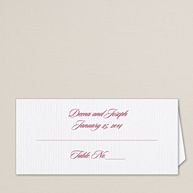 Wrapped in Romance Wedding Place Card