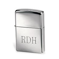 Engraved Silver Zippo Lighter for Groomsmen