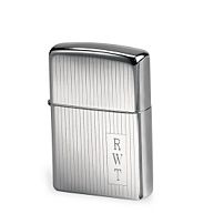Engraved Engine Turned Zippo Lighter for Groomsmen